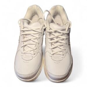 New Balance 577 Walking Shoes – White Minimalist Leather Assembled in USA